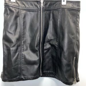 Leather skirt